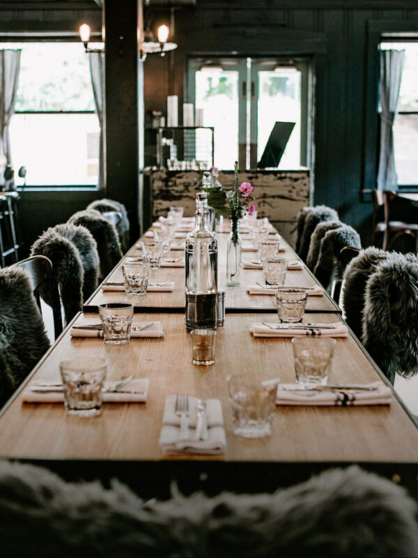 Festive Table at Due West Tavern